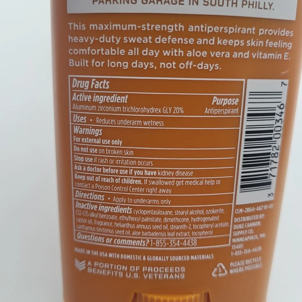 Set of 2 Duke‎ Cannon Sawtooth Antiperspirant Deodorant 3oz Alpine Air Cedarwood